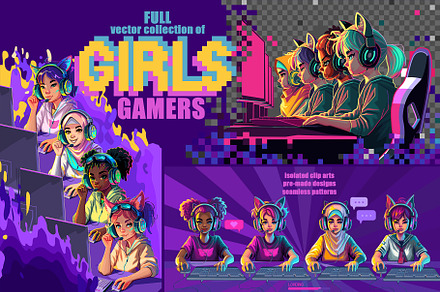 Girls gamers - full collection