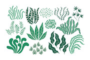 Modern abstract floral set., a Texture Illustration by Alona Savchuk (Thumbnail 3 of 14)