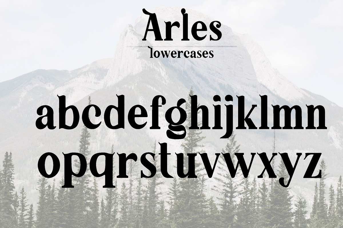 Arles | Serif Font preview 2