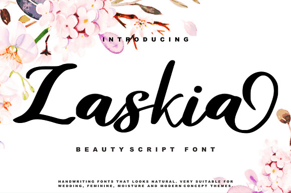 Zaskia Beauty Script Font
