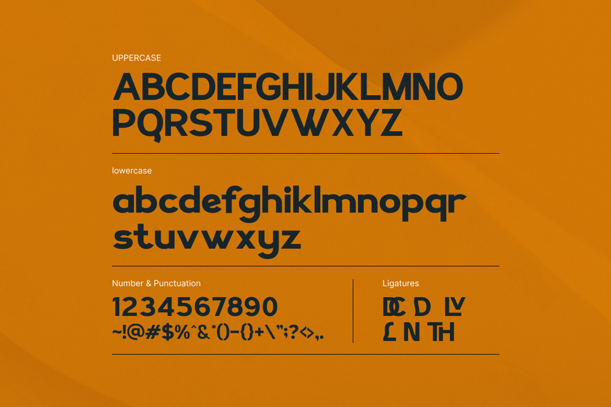 Neritho Modern Sans Typeface Font, a Sans Serif Font by Vadovastd (Photo 2 of 7)