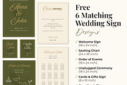 Olive Green Wedding Website, a Landing Page Template by Everyday Perfection (Thumbnail 7 of 10)