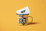 360ml Enamel Mug Mockup Set, a Cups & Container Mockup by creatsy5 (Thumbnail 9 of 30)