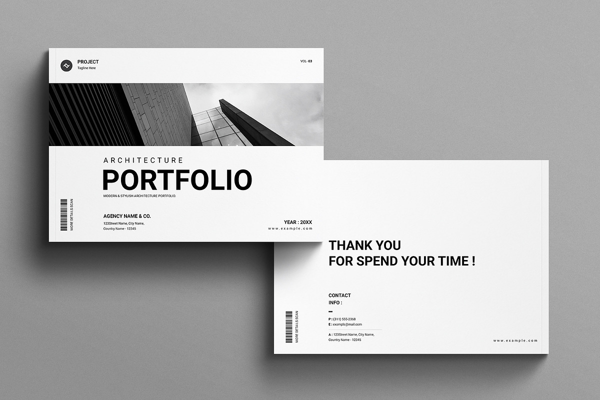 Architecture Portfolio Landscape, a Brochure Template by E-Type (Photo 8 of 8)