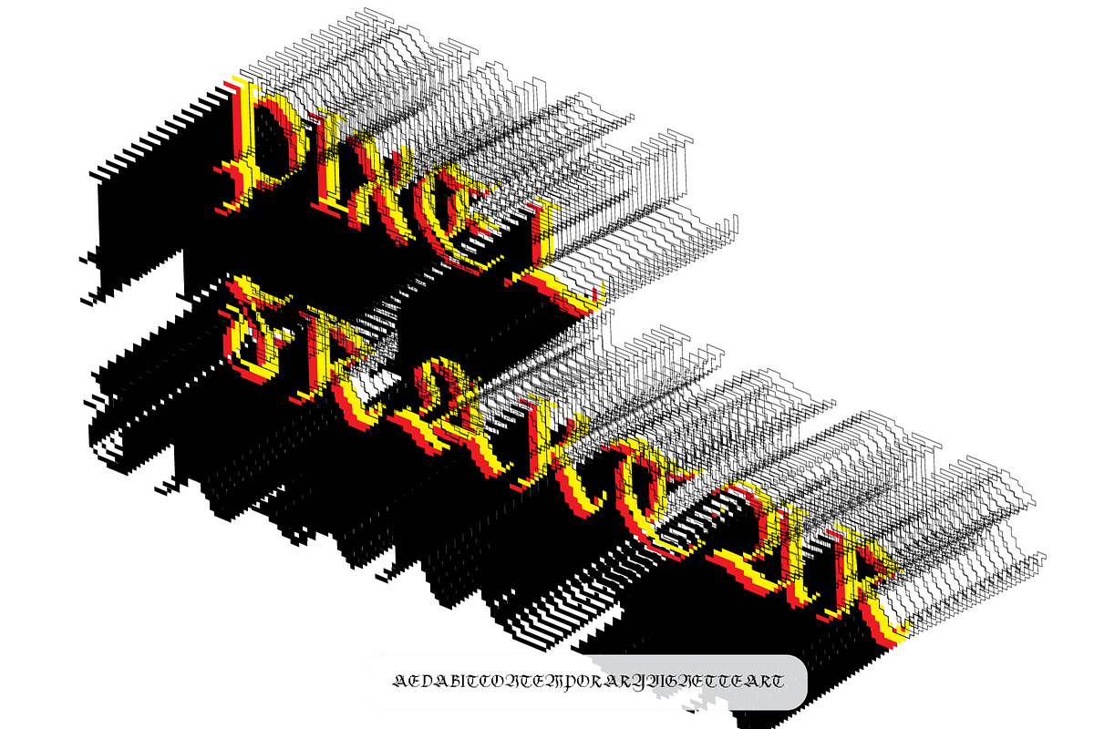 Pixel Fraktur Blackletter, a Blackletter Font by cromatixclassroom (Photo 5 of 9)