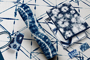 50 Indigo Shibori Tie Dye Textures, a Pattern Graphic by OlgaRom (Thumbnail 4 of 10)
