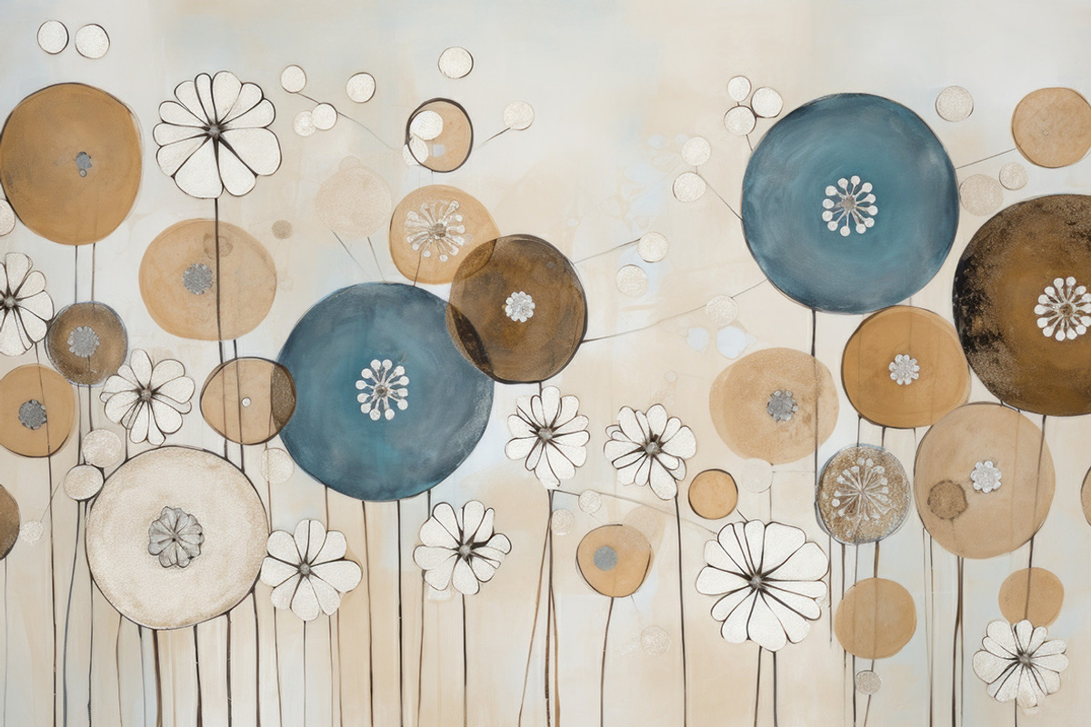 Bohemian flowers. Collection, a Decorative Illustration by Handmadefont (Photo 5 of 9)