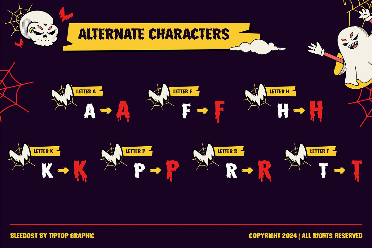 Bleedost – Halloween Display, a Sans Serif Font by Tiptop Graphic (Photo 4 of 10)