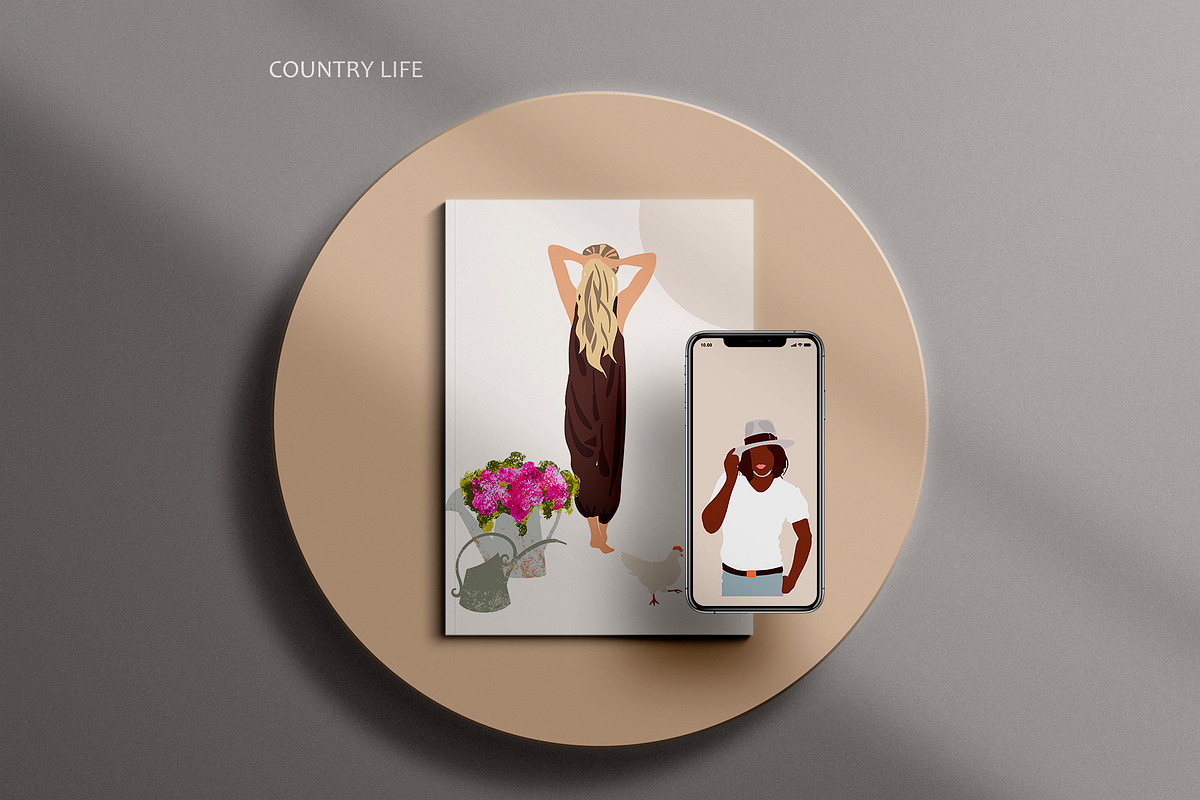 BOHEMIAN COUNTRY LIFE  SCENE CREATOR, an Animal Illustration by ArtOLB (Photo 2 of 11)
