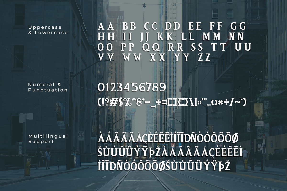Enfield – A Modern Serif Font, a Serif Font by overlaytemplates (Photo 5 of 5)
