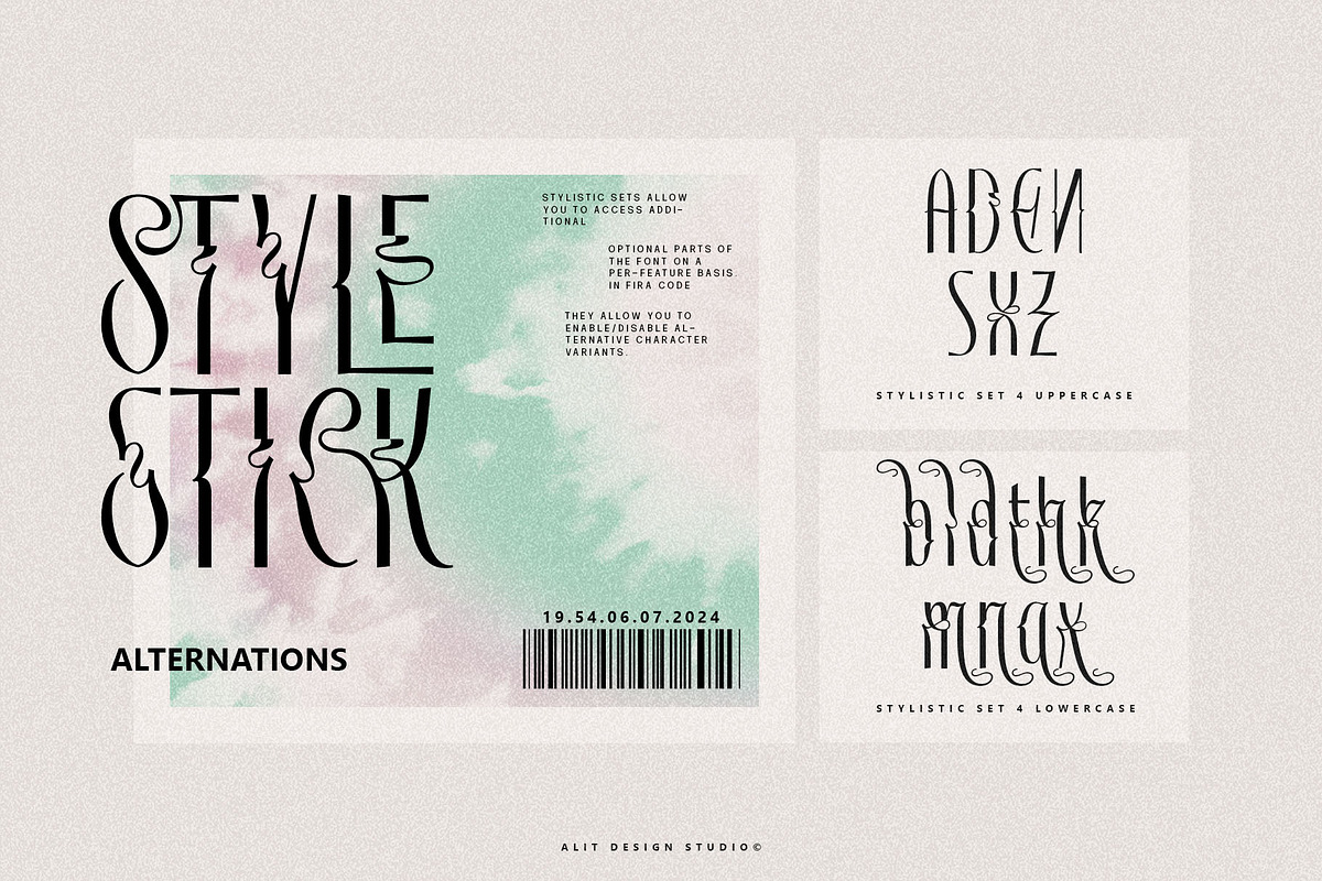 Brossaky Typeface, a Sans Serif Font by alit design (Photo 13 of 17)