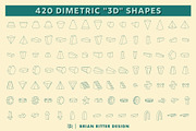 Dimetric 3D Toolkit, a Shape Add-On by Brian Ritter Design (Thumbnail 8 of 11)