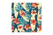 Retro Hawaiian Print Digital Paper, a Pattern Graphic by Chromolume Studio (Thumbnail 26 of 28)