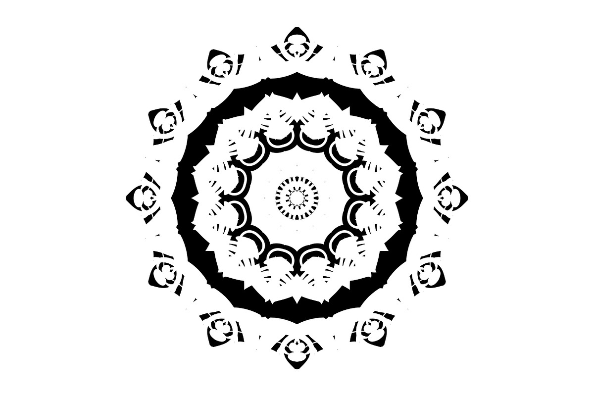 Handcrafted Mandala Design Pack, a Pattern Graphic by NJ Himel (Photo 29 of 30)