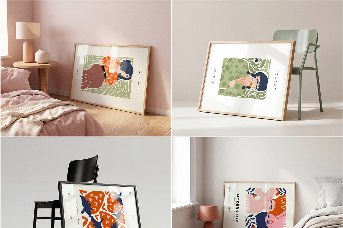 60+ Landscape Frame Mockup PSD, a Household Mockup by MockupShopi (Photo 8 of 20)