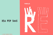 Rem Pop Sans, a Sans Serif Font by cromatixclassroom (Thumbnail 8 of 13)