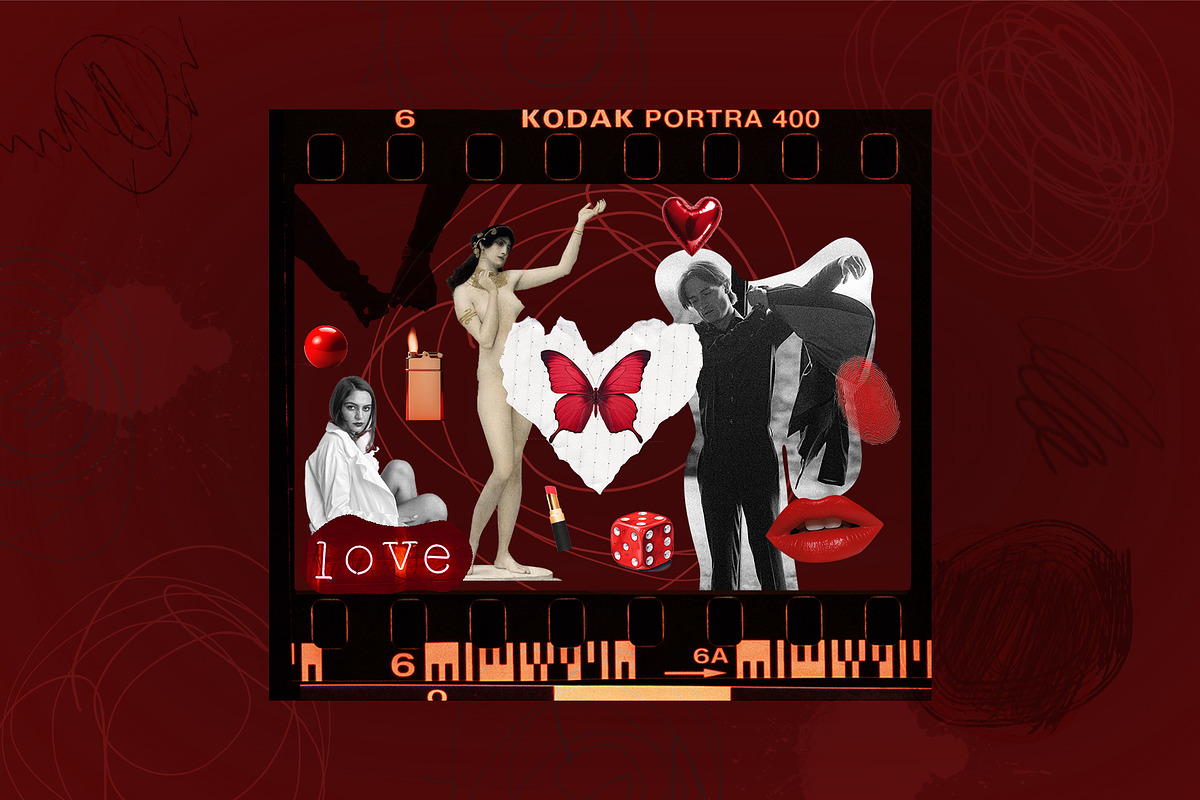 Red Aura. Collage Pack, an Object Graphic by Lidberia (Photo 4 of 6)
