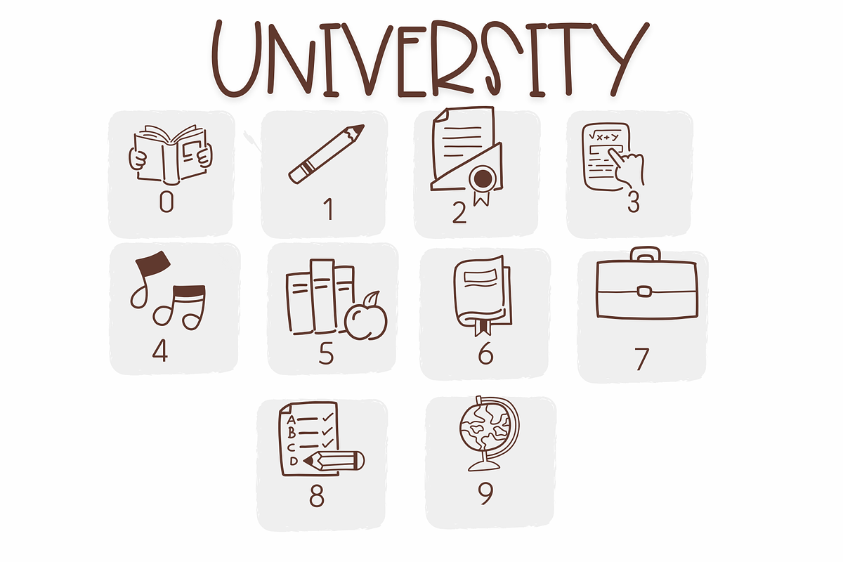 University| Symbols Fonts, a Symbol Font by Sirinart (Photo 8 of 15)