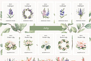 Birthday Flowers, a Decorative Illustration by PeDe Designs (Thumbnail 8 of 10)