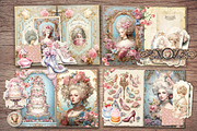Marie Antoinette Scrapbook Kit, a Person Illustration by Secret Helper (Thumbnail 2 of 8)