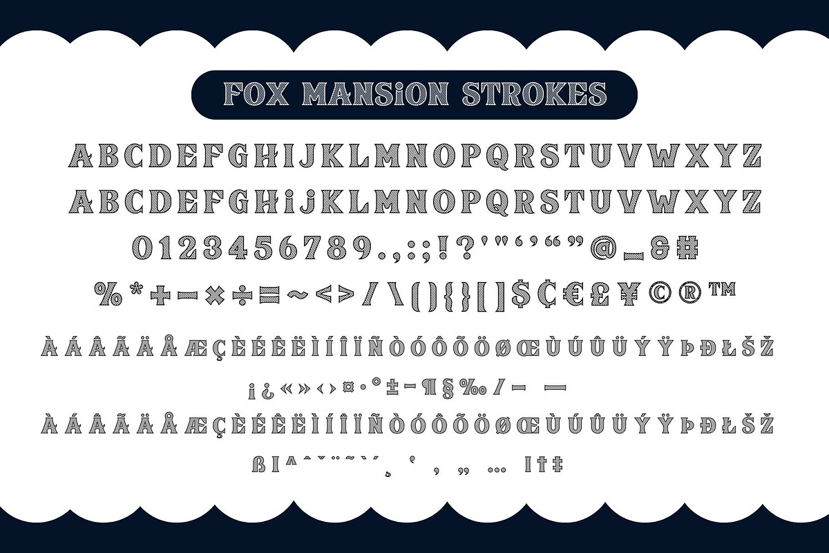Fox Mansion 5 Fonts Style, a Serif Font by Fox7 By Rattana (Photo 10 of 11)