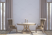 Interior Mockup, English Living Room, a Product Mockup by Designed By Gorovaya (Thumbnail 2 of 6)