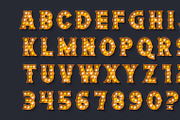 Retro marquee show alphabet design, an Object Graphic by RevelStockart (Thumbnail 4 of 10)