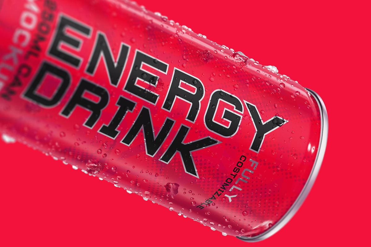 Energy Drink Mockup, a Packaging Mockup by HexenDesigns (Photo 5 of 11)