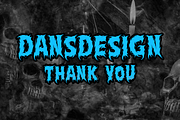 Sinners Domination Metal Horror Font, a Blackletter Font by dansdesign (Thumbnail 7 of 7)
