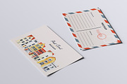 Postcard Mockup, an Advertising Mockup by Twins_studio926 (Thumbnail 4 of 5)