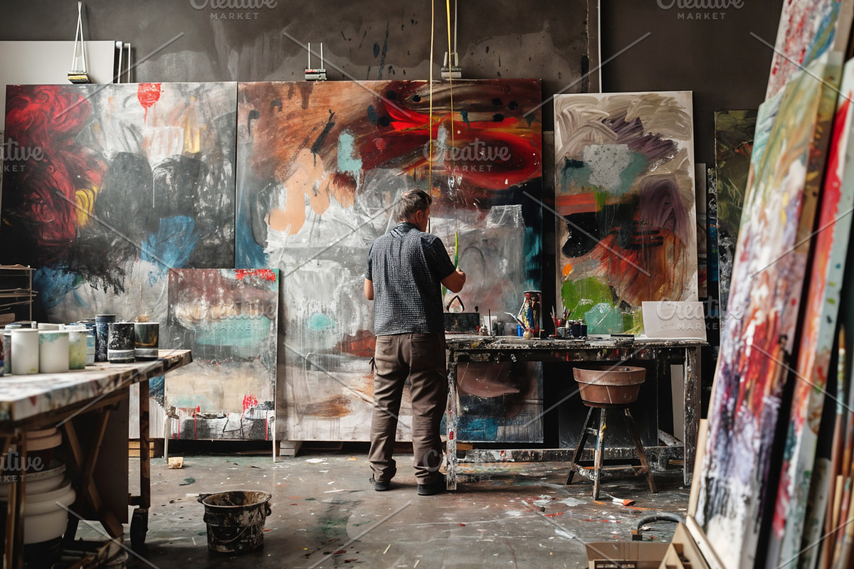 85 Artists in studio, an Arts & Entertainment Photo by Handmadefont (Photo 83 of 88)