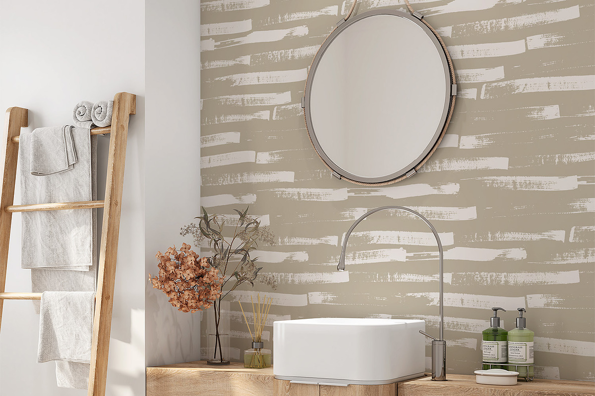 Subtle Bright Brushes, a Wallpaper Graphic by MalyskaStudio (Photo 3 of 6)