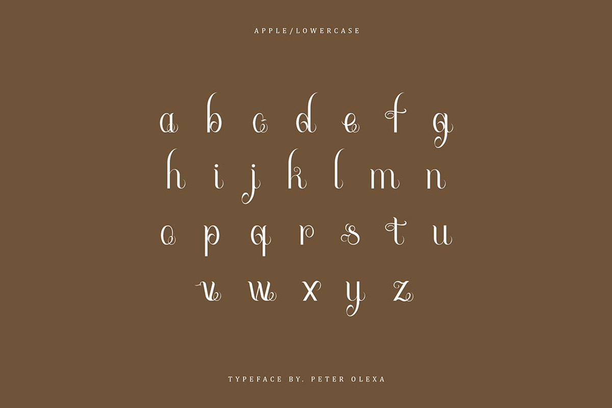 Apple Decorative Script