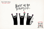 Cat and Animals Funny Birthday PNG, a Graphic by GlitterCraft (Thumbnail 31 of 101)