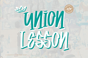 Union Lesson | Graffiti Typeface, a Handwritten Font by Denustudios (Thumbnail 1 of 15)