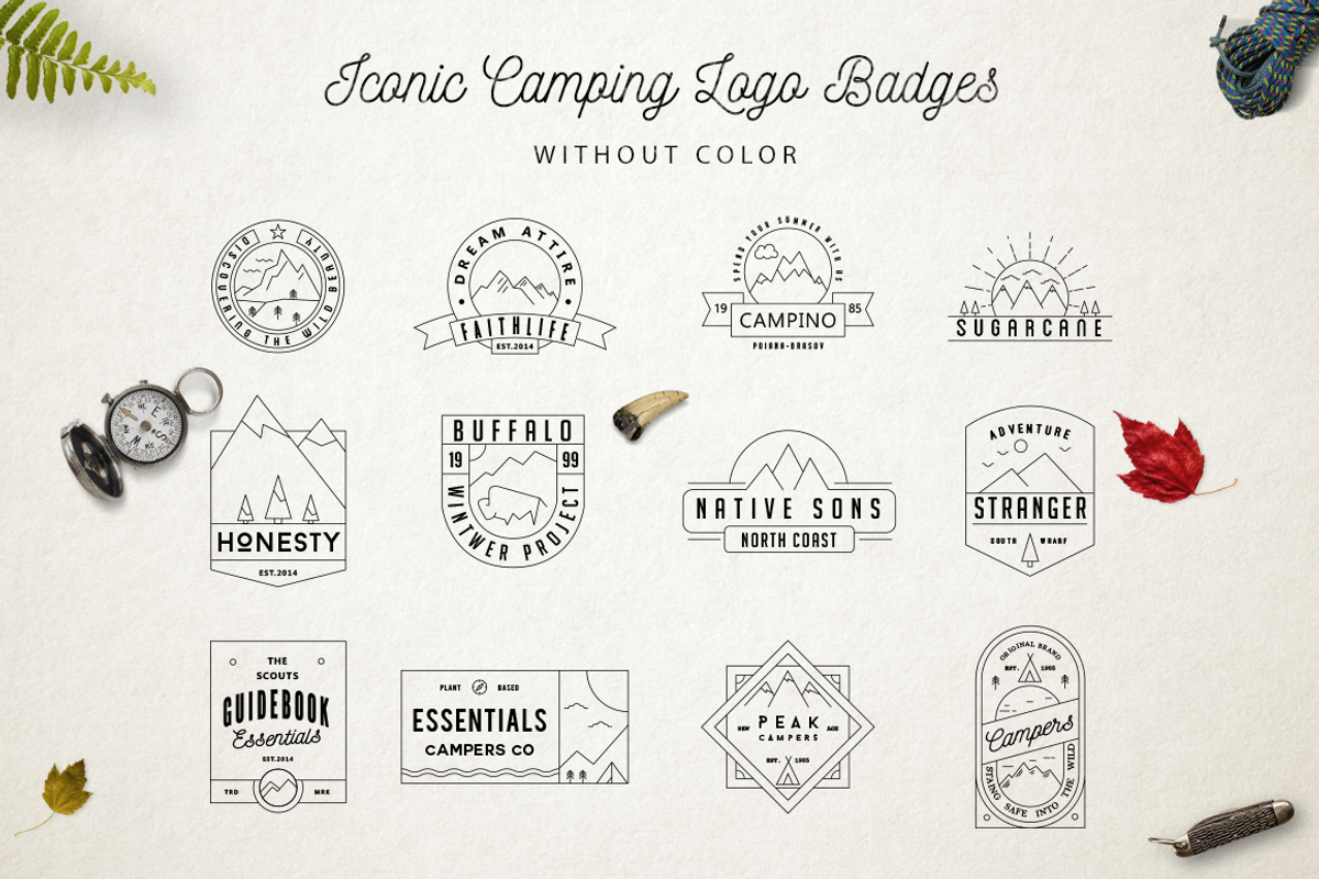 The Mountain Logos Mega Bundle, a Branding & Logo Template by LovePowerDesigns (Photo 3 of 20)