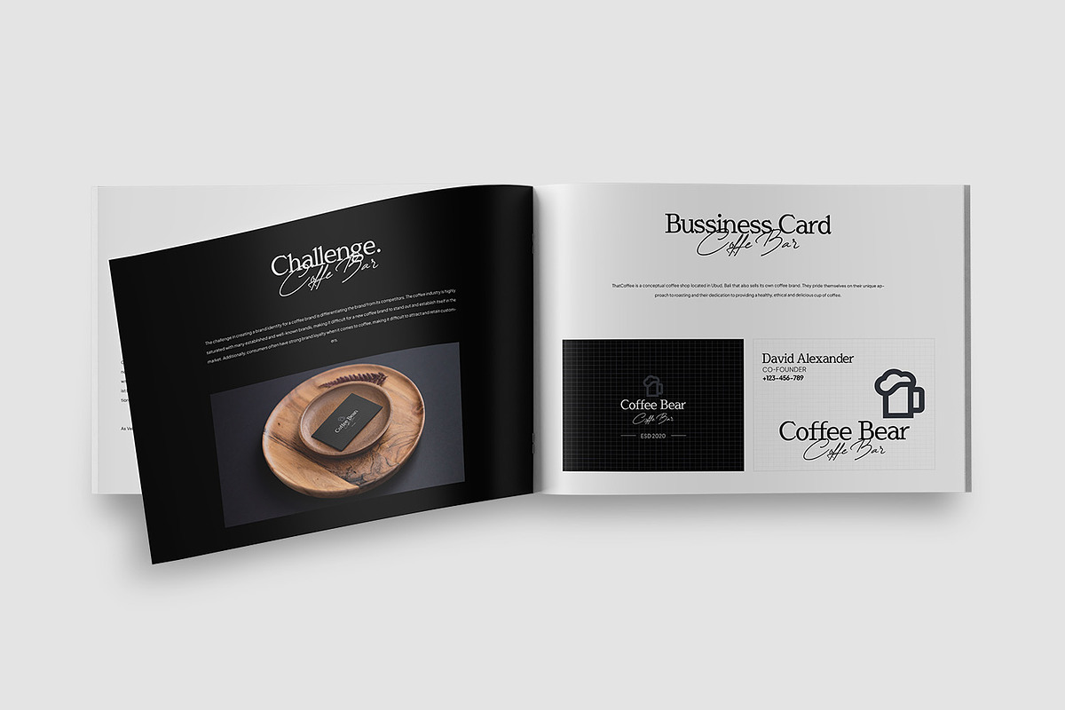 A4 Modern Brand Guideline Template, a Brochure Template by TMint Play (Photo 3 of 8)