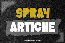 Spray Artiche - Modern Sans Font