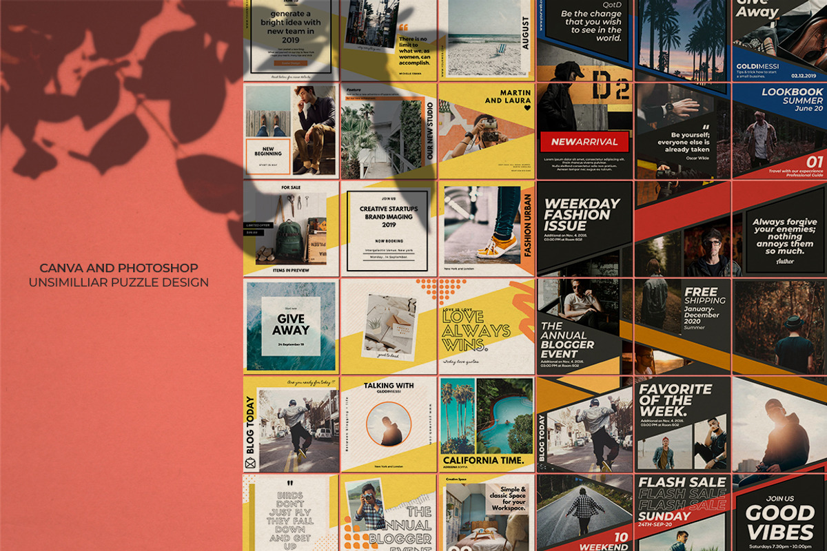 Puzzle Bold Bundle, a Social Media Template by Analogi Studio (Photo 3 of 39)