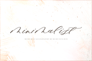 Minimalist – Modern Calligraphy, a Script Font by RedyStudio (Thumbnail 11 of 11)