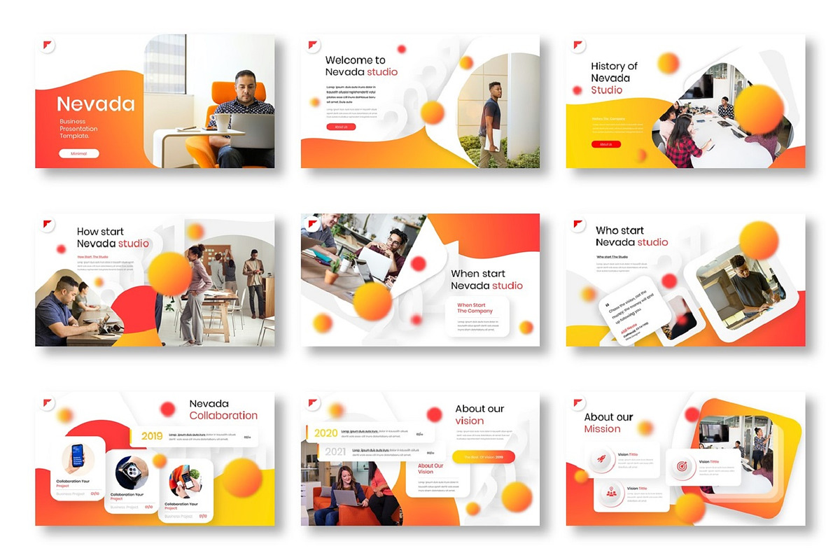 Nevada - Business Google Slide Templ, a Presentation Template by Dens Creative Studio (Photo 2 of 6)