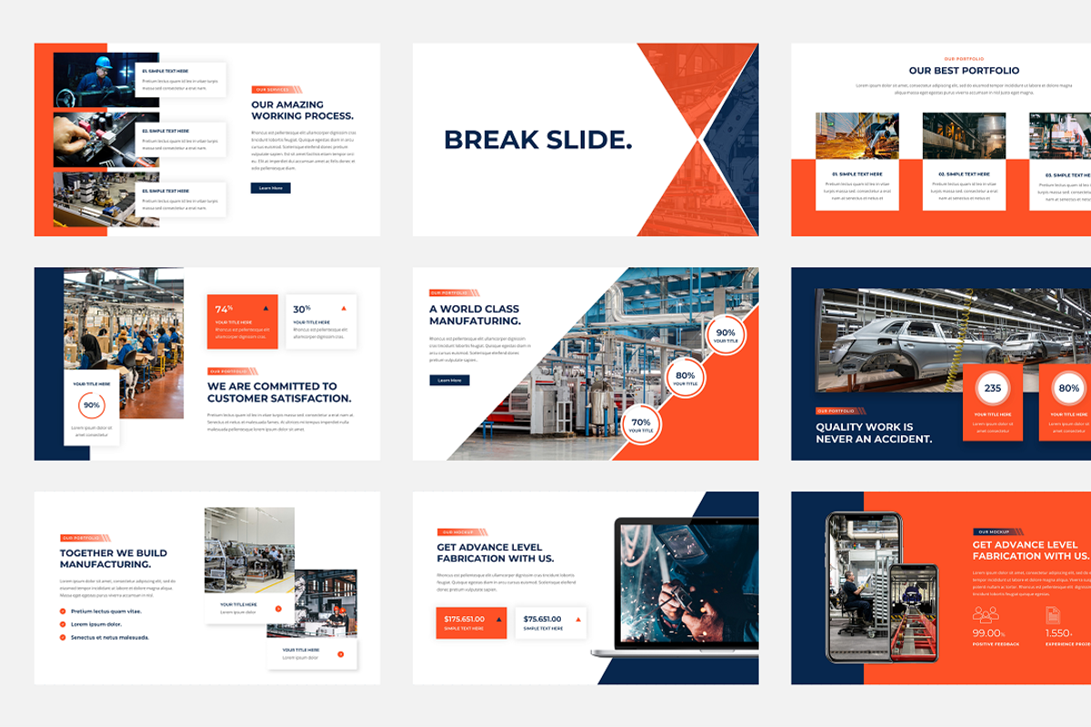 Fabrican - Manufacturing Industry, a Presentation Template by Biwarastudio (Photo 4 of 5)