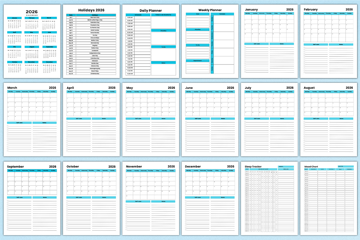 2026 Depression & Anxiety Workbook