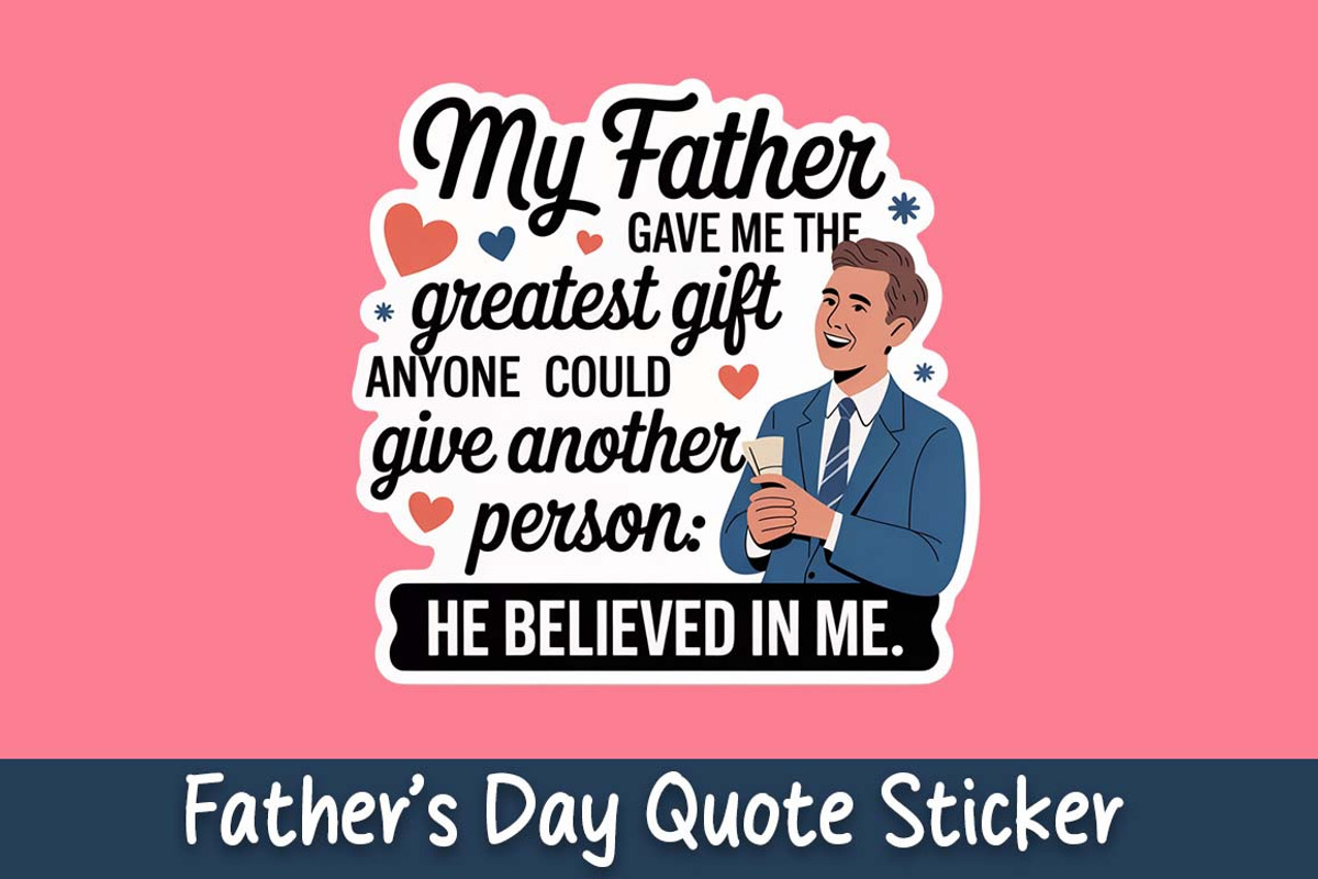 Father's Day PNG Sticker Design Set, an Object Graphic by FiveStarCrafting (Photo 5 of 17)