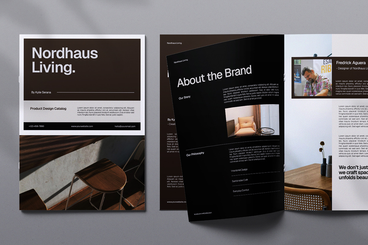Furniture Product Catalog Magazine, a Print Template by Portocraft (Photo 1 of 6)