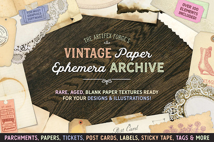 Vintage Paper Ephemera Archive