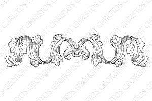 Filigree Crest Coat of Arms Heraldic, a Decorative Illustration by Christos Georghiou