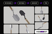 Garden Hand Scoop Mockup, a Household Mockup by hiddemaru (Thumbnail 2 of 4)