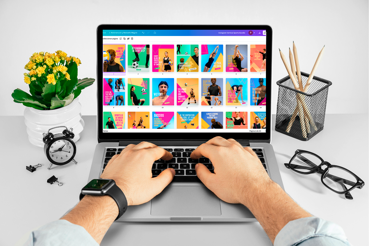 Sports Portraits Bundle for Social Media preview 7