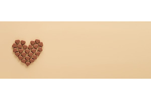 Chocolate heart. Valentines Day, a Food & Drink Photo by Fascinadora